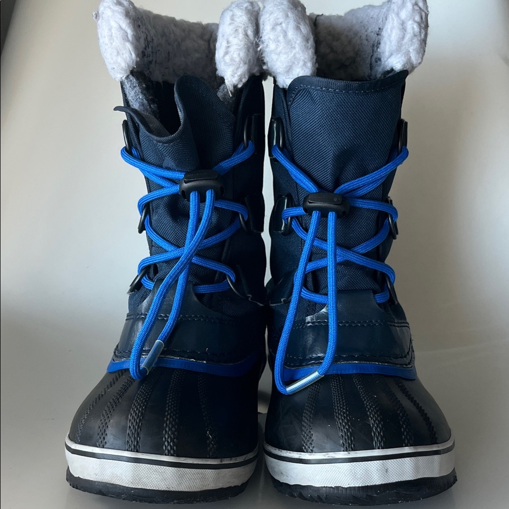 Sorel Kids Navy Blue Snow Boots